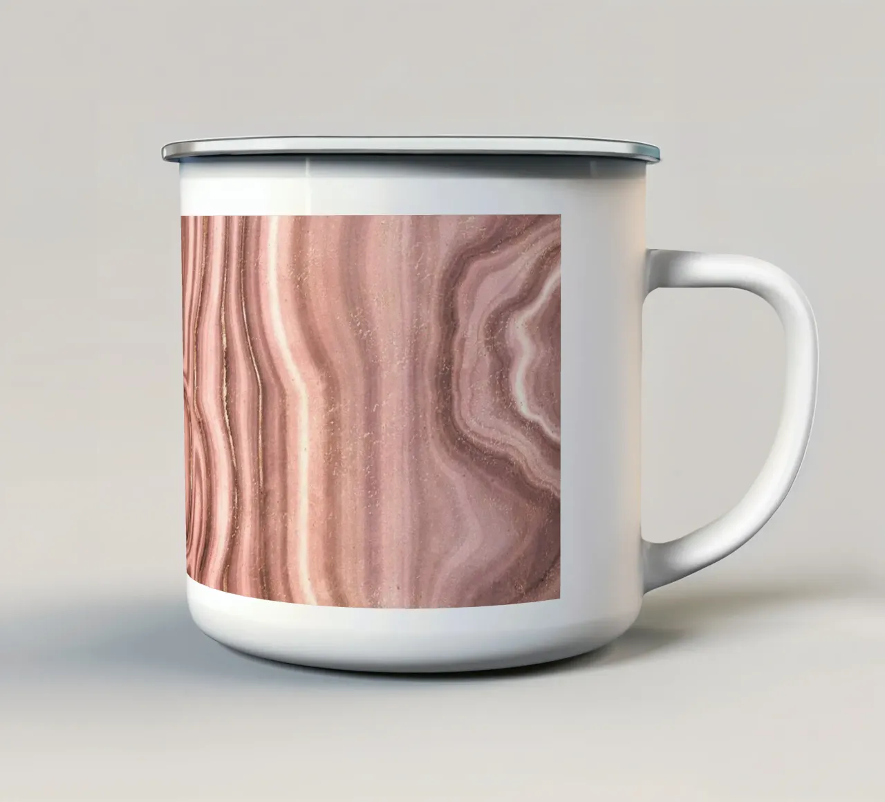 Natura astratta - Texture di marmo color terra tazza in smalto da Whole©