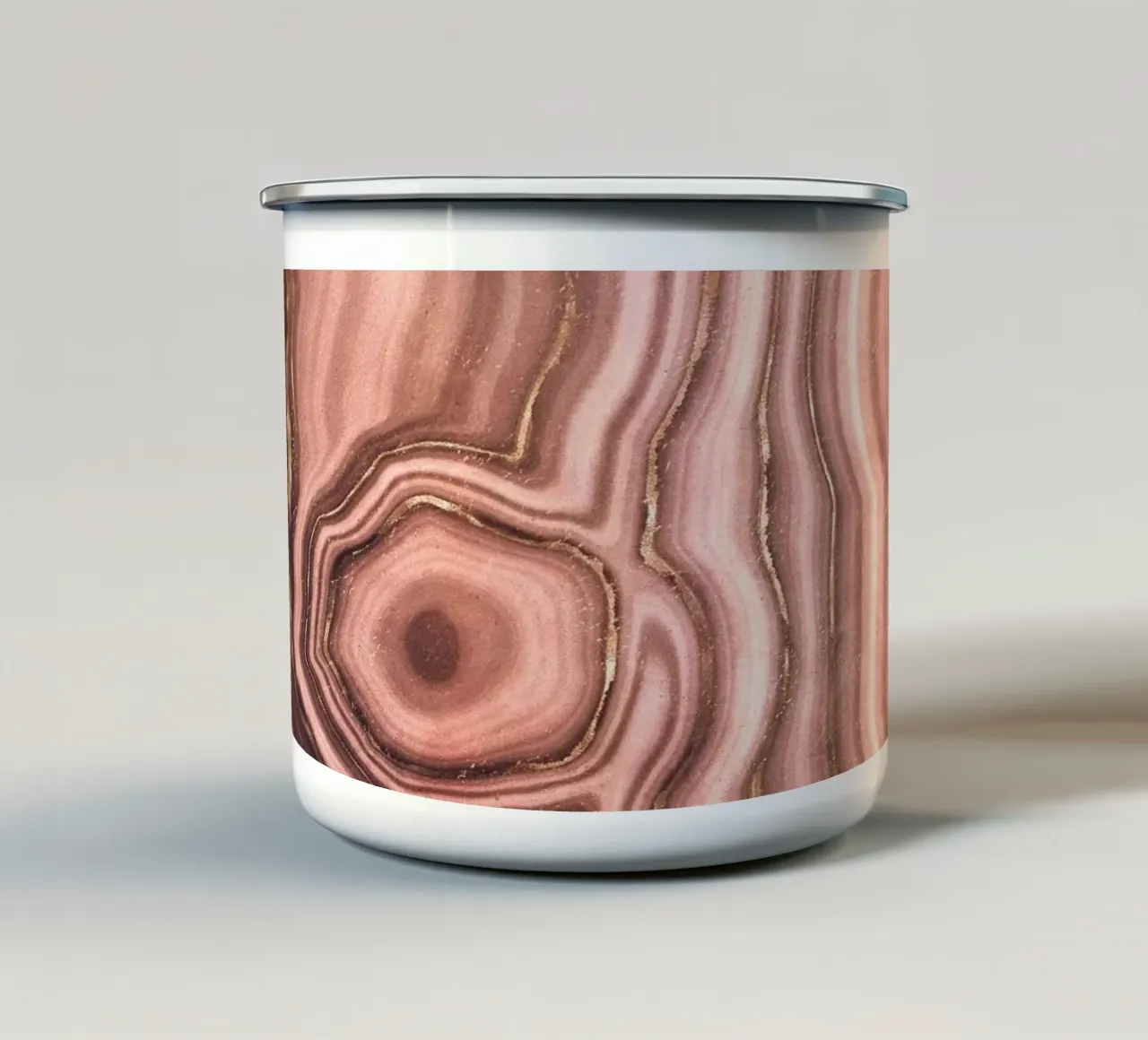 Natura astratta - Texture di marmo color terra tazza in smalto da Whole©
