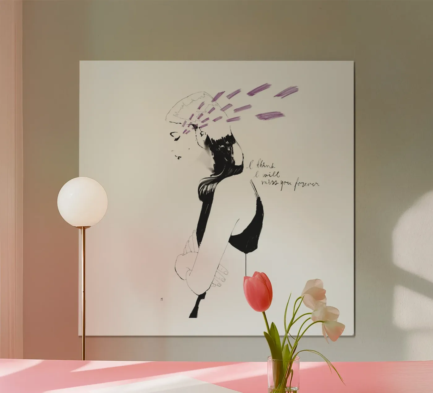 I Think I Will Miss You Forever Poster von Manuel Rebollo