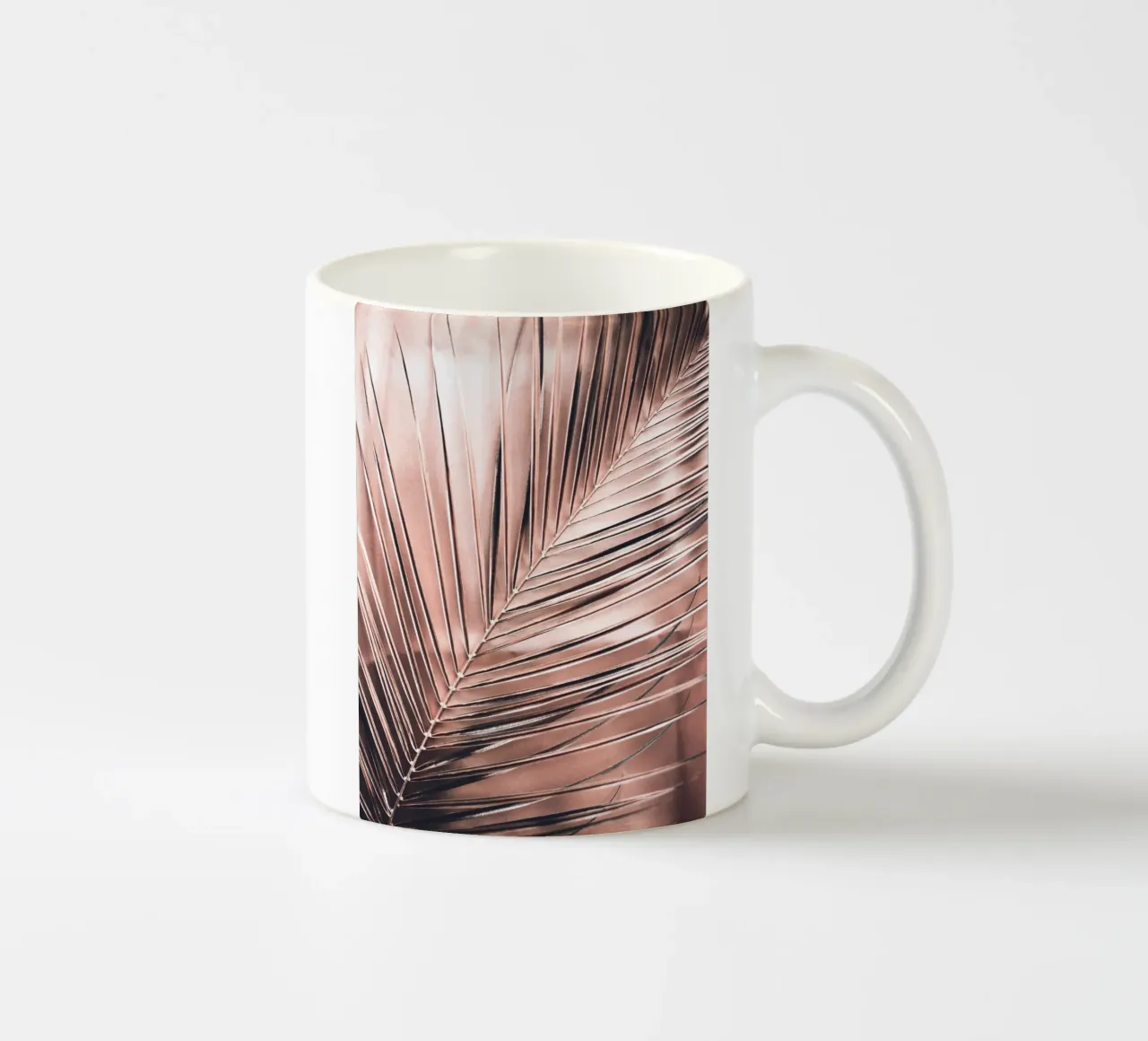 Estructura de hojas tropicales - Naturaleza elegante taza de cerámica de Whole©
