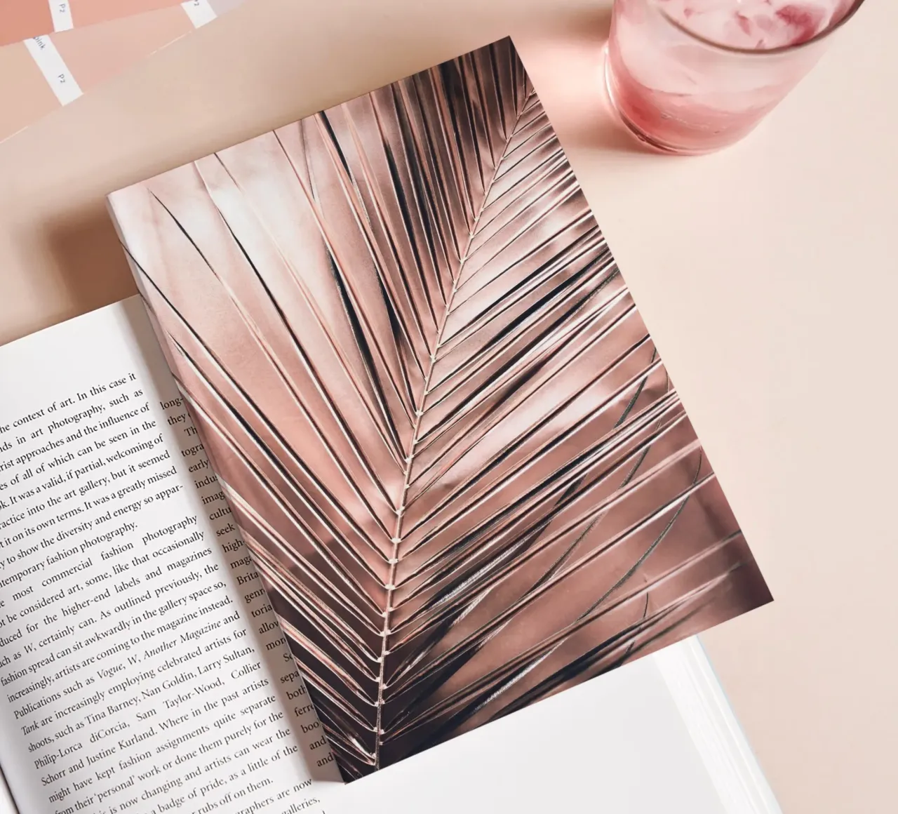 Tropical leaf structure - Elegant nature notebook by Whole©