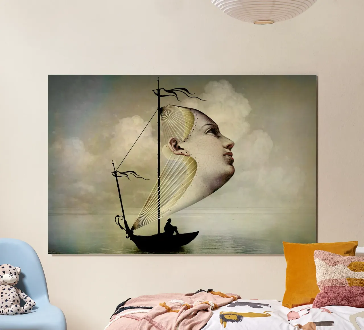 Homeward Bound poster con telaio in legno da Catrin Welz-Stein