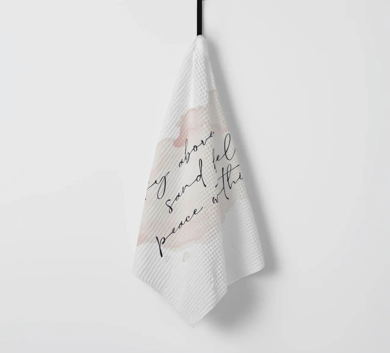 Peaceful Quote - Message attentif torchon de Whole©
