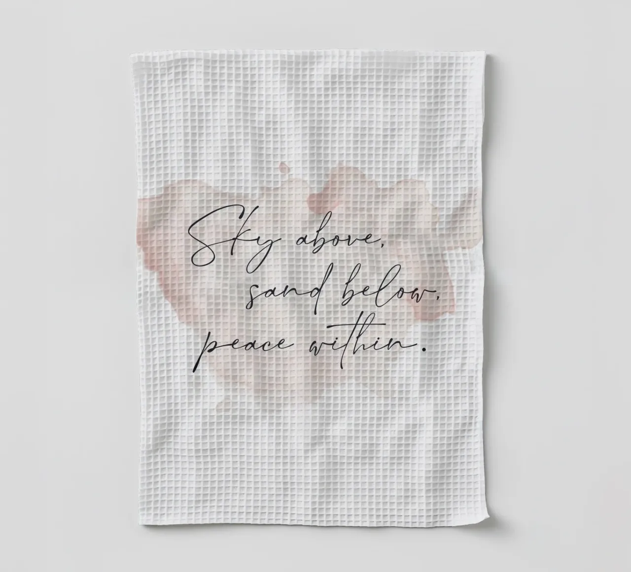 Peaceful Quote - Message attentif torchon de Whole©