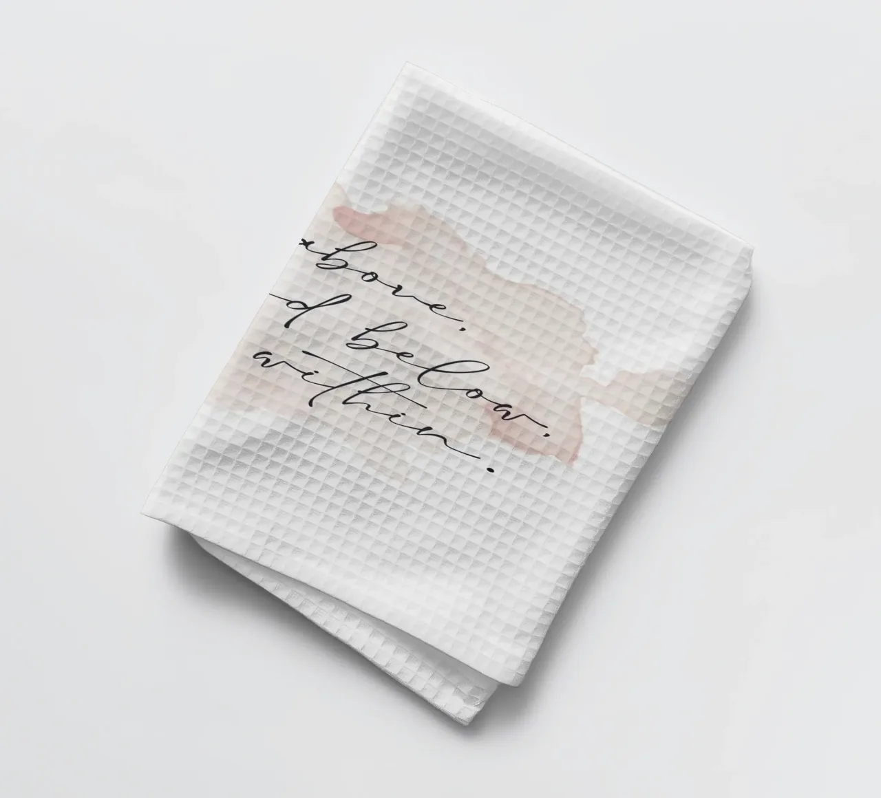 Peaceful Quote - Message attentif torchon de Whole©