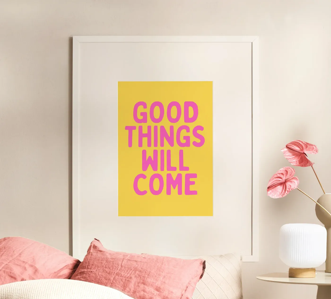 Good Things will come poster da Tabea Jule