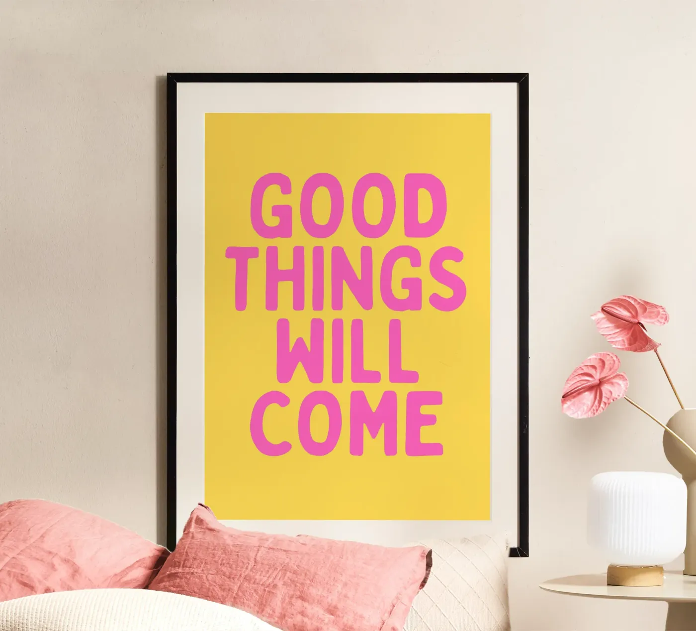 Good Things will come poster da Tabea Jule