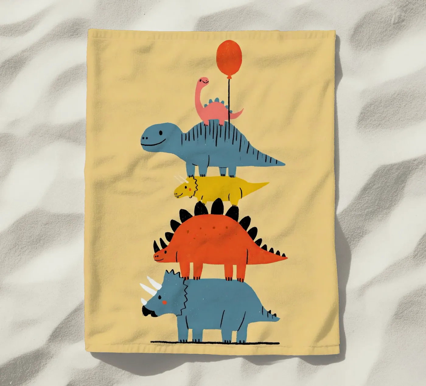 Dinosaur Friends Stack telo mare da Zuno