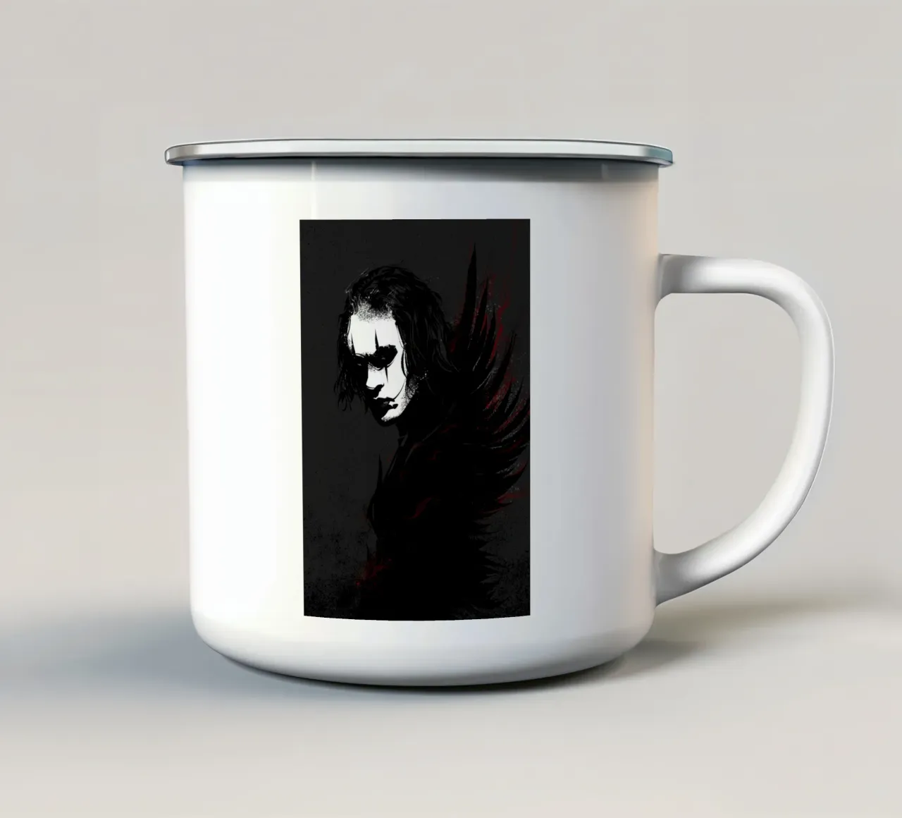 The Crow tazza in smalto da nabakumov