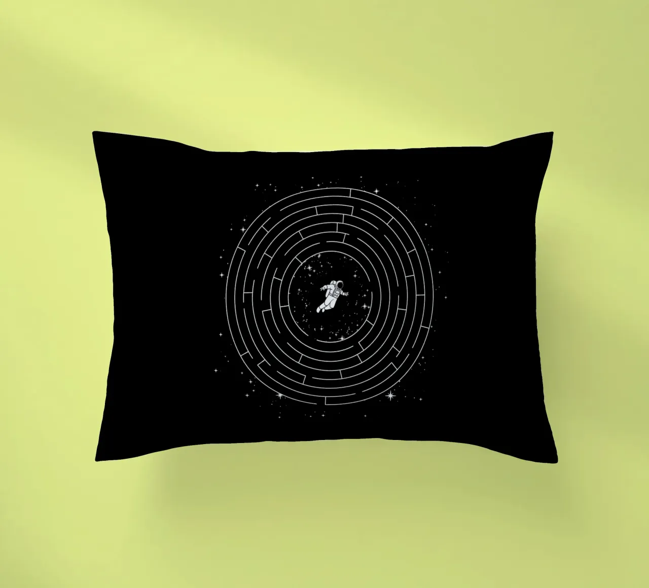 Astronaut Maze Adventure Labyrinth Exploration cuscino da Tobe Fonseca