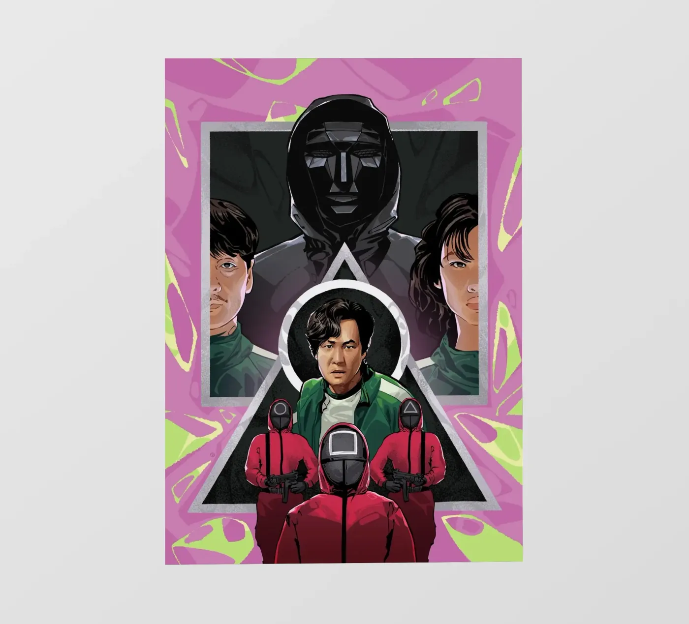 Squid Game fotobehang van nabakumov