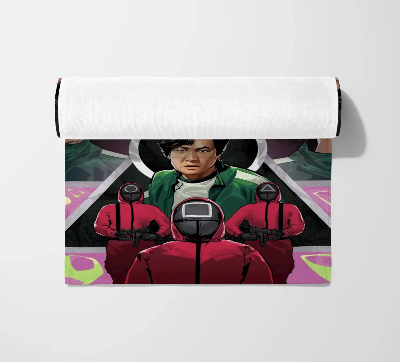Squid Game beach towel by nabakumov