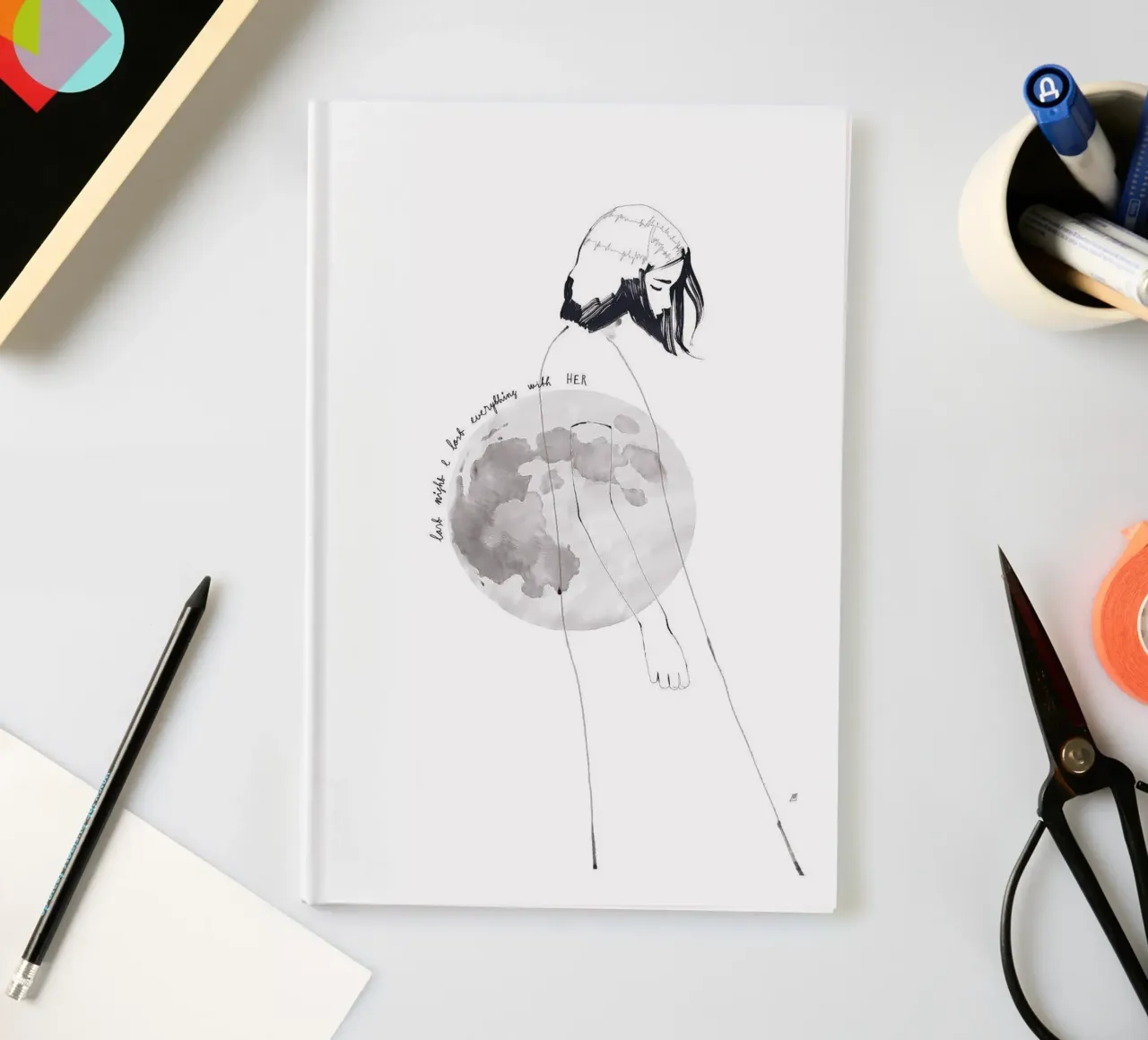 Last Night I Lost Everything With Her notebook by Manuel Rebollo
