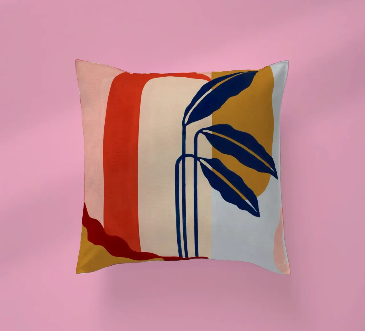 Pati Cascino - Banana Leaves cuscino da The Artcircle