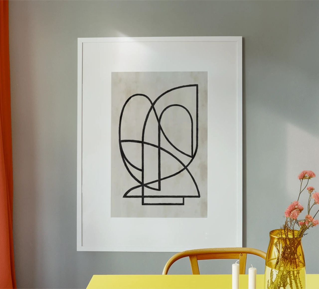 Pati Cascino - Contours I poster by The Artcircle