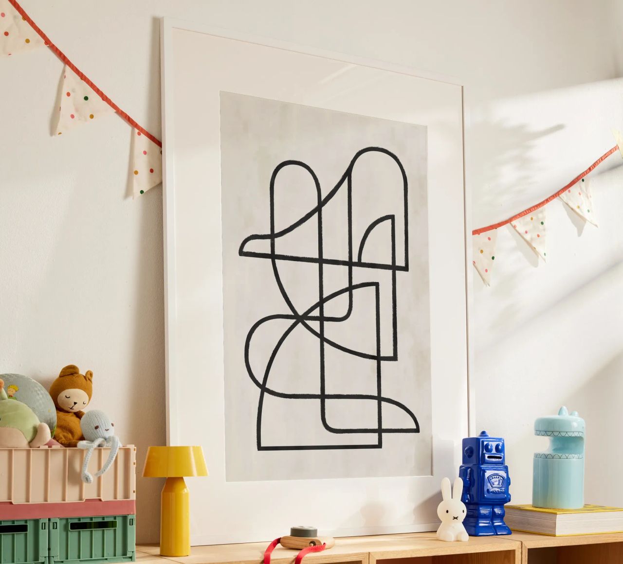 Pati Cascino - Contours II poster by The Artcircle