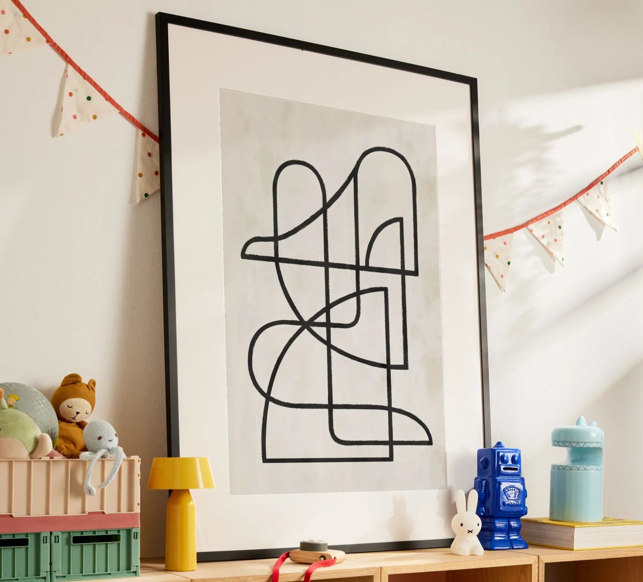 Pati Cascino - Contours II poster by The Artcircle