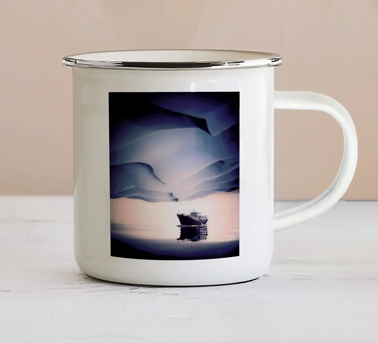 Desertir tazza in smalto da Eugene Soloviev