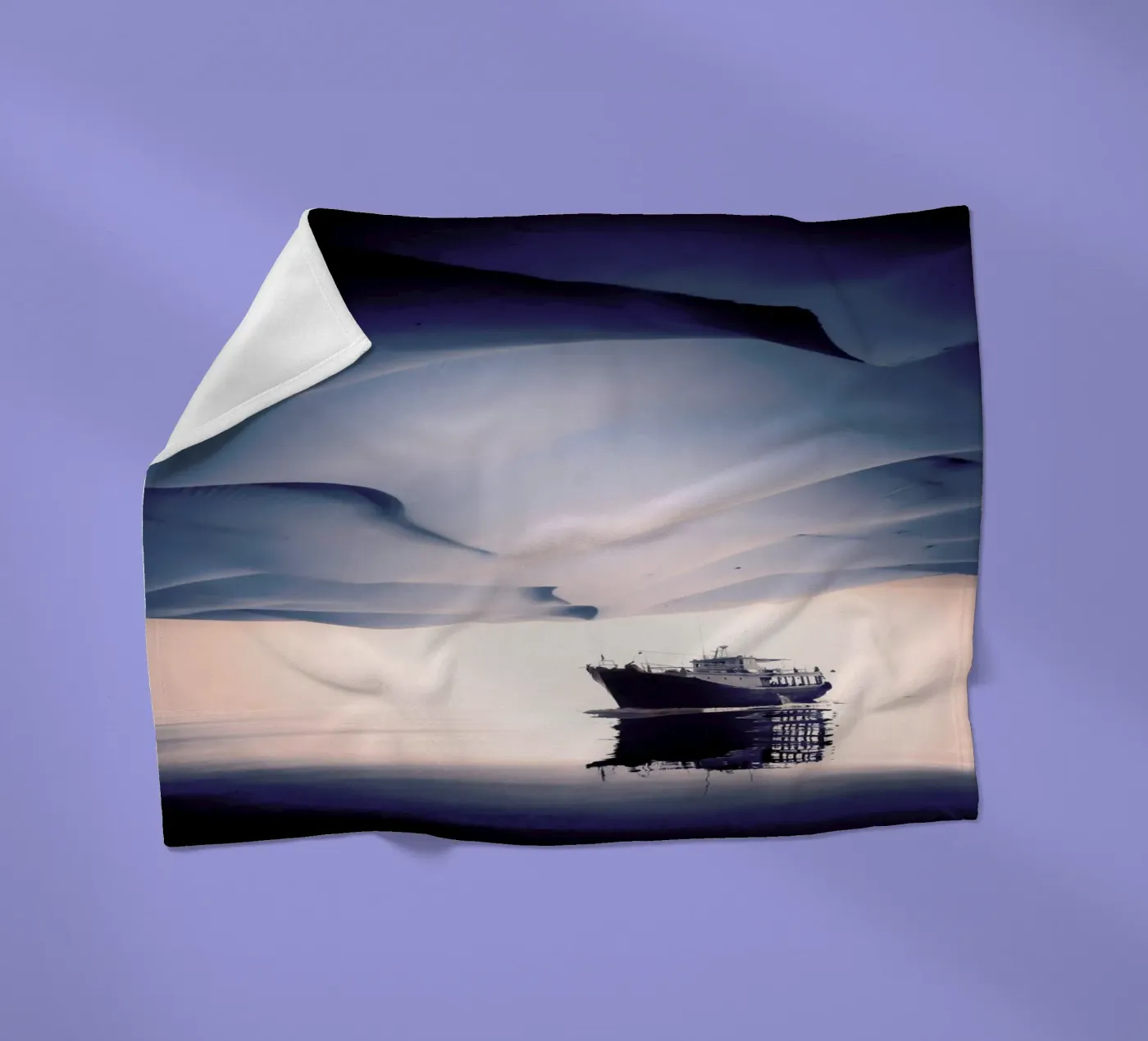 Desertir fleece blanket by Eugene Soloviev