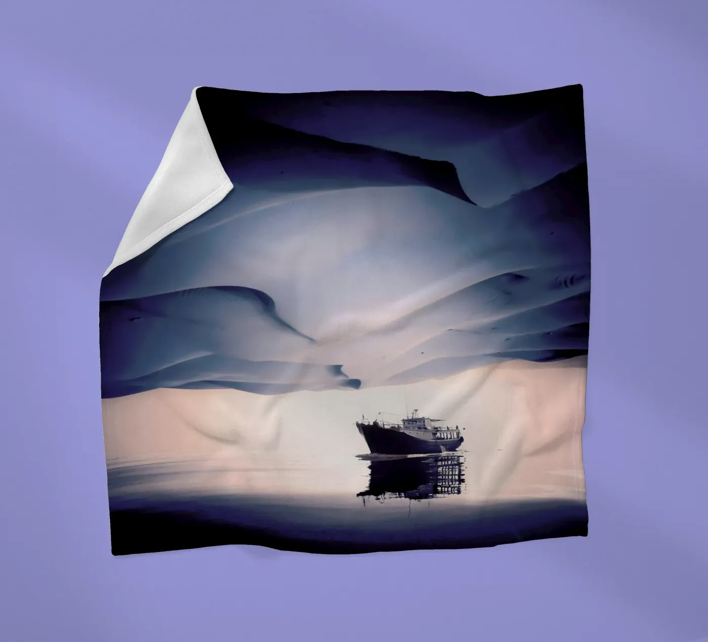 Desertir fleece blanket by Eugene Soloviev