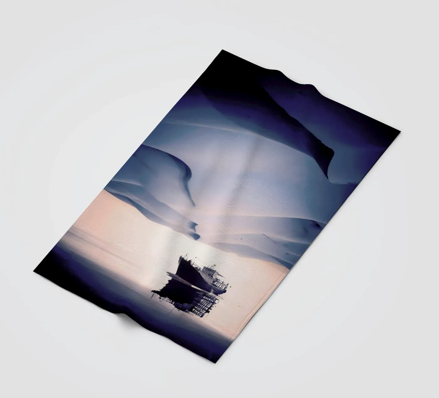 Desertir fleece blanket by Eugene Soloviev