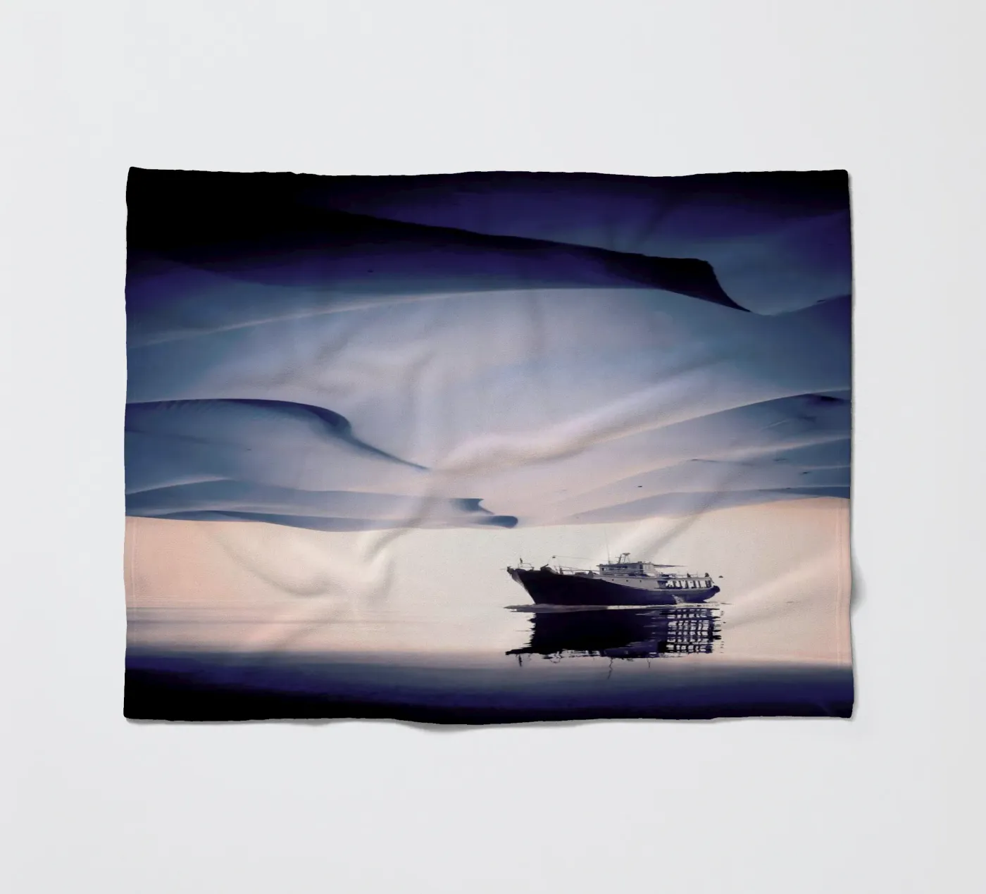 Desertir fleece blanket by Eugene Soloviev