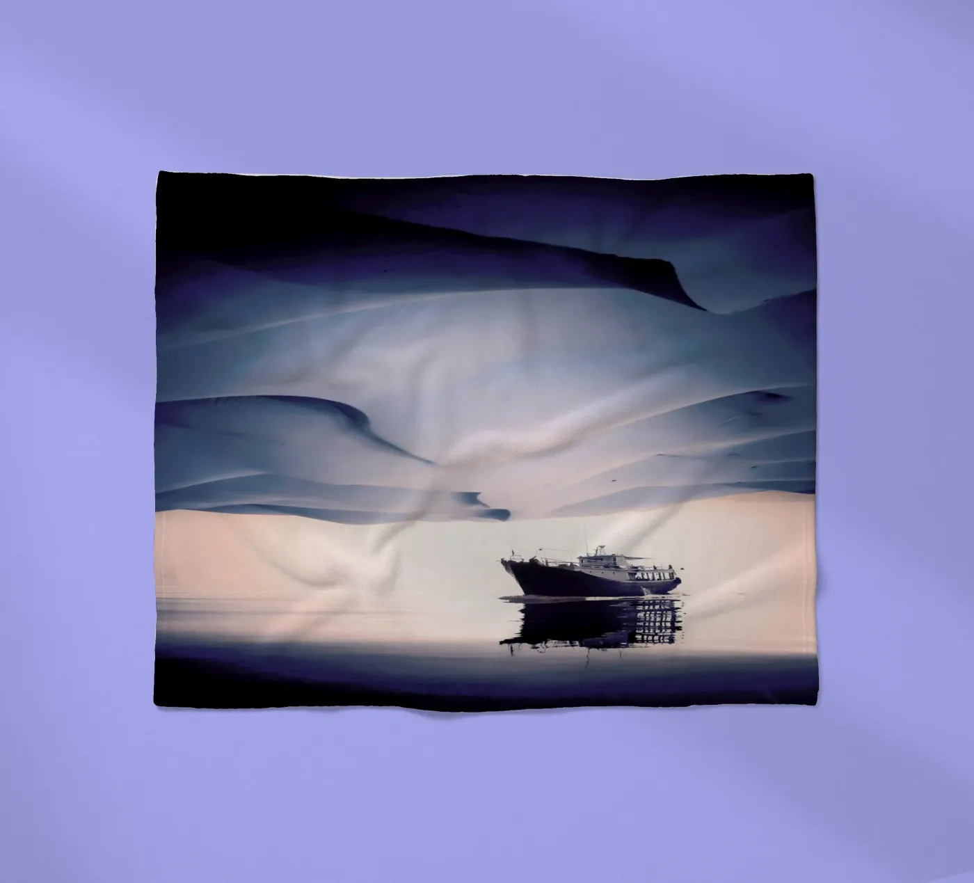 Desertir fleece blanket by Eugene Soloviev