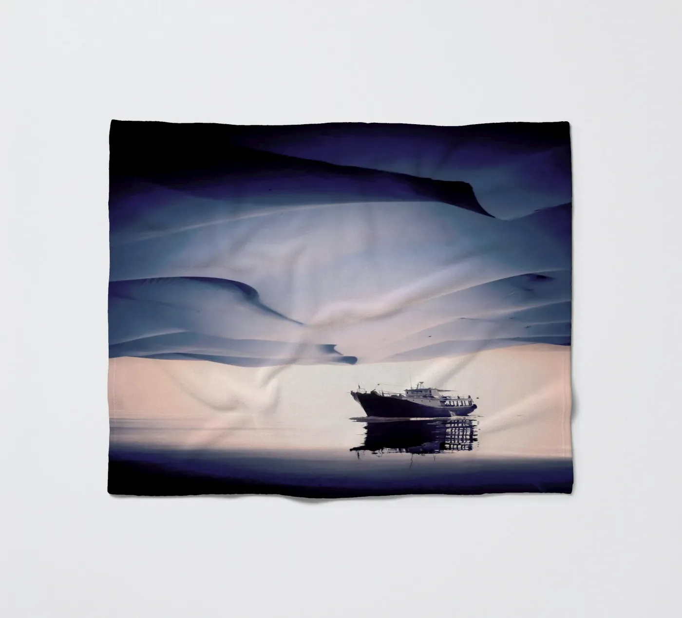 Desertir fleece blanket by Eugene Soloviev