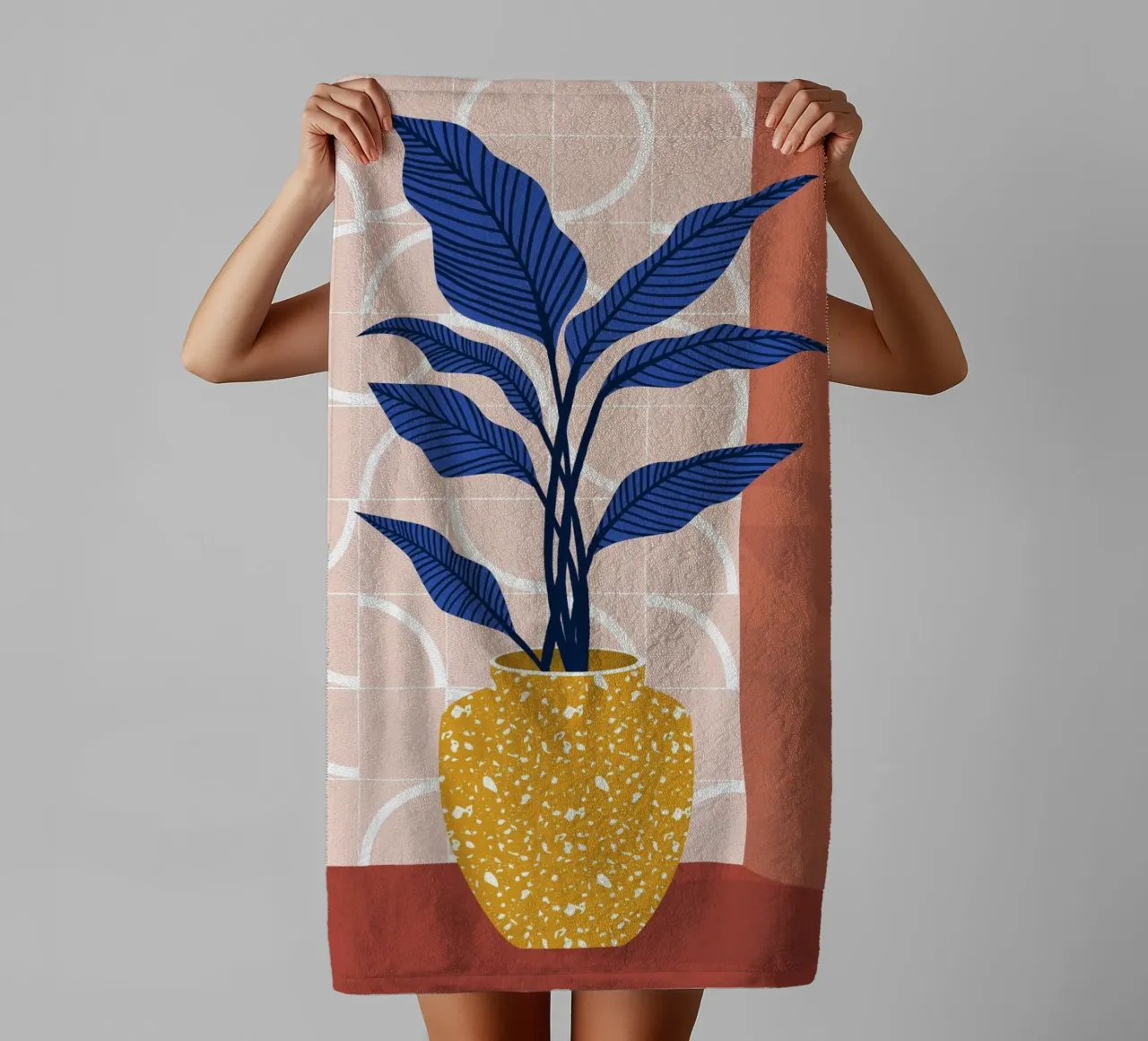 Pati Cascino - Dracena asciugamano da bagno da The Artcircle