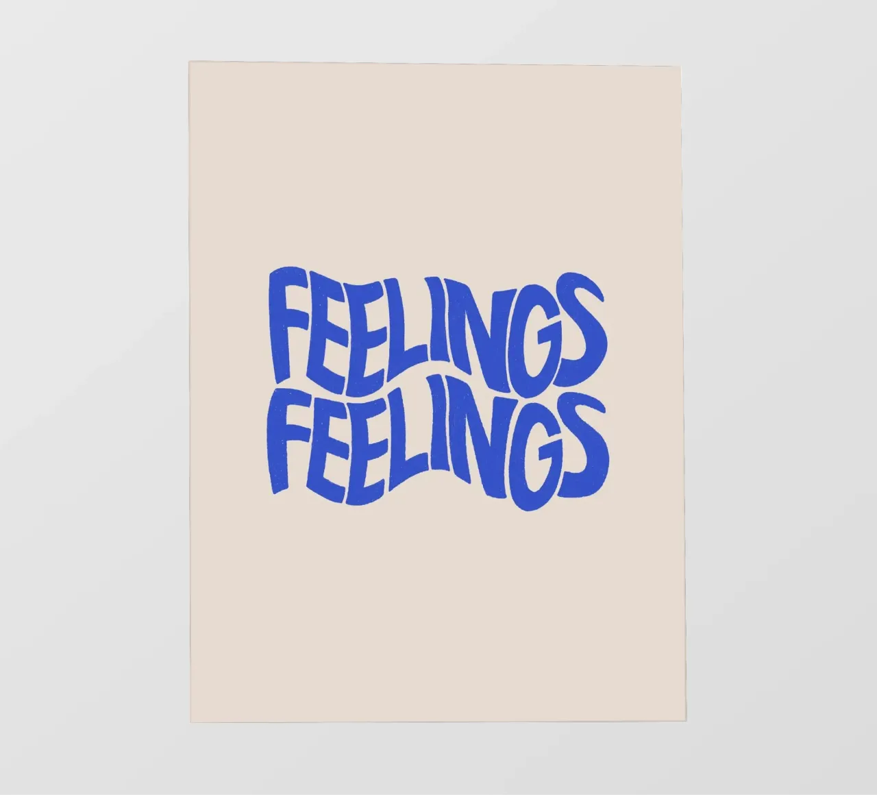 Pati Cascino - Feelings Blue backlit film by The Artcircle