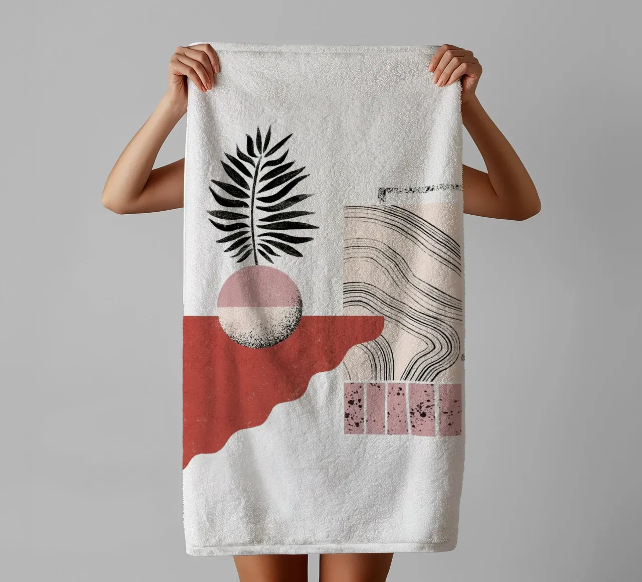 Pati Cascino - Findings III asciugamano da bagno da The Artcircle