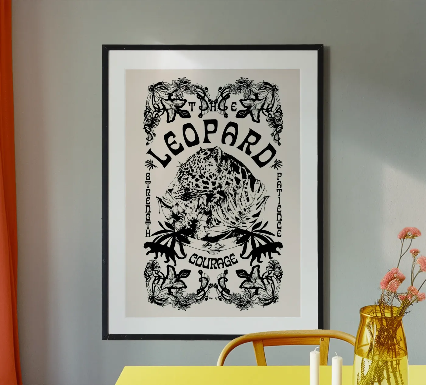 The Leopard poster by katariinakosunen