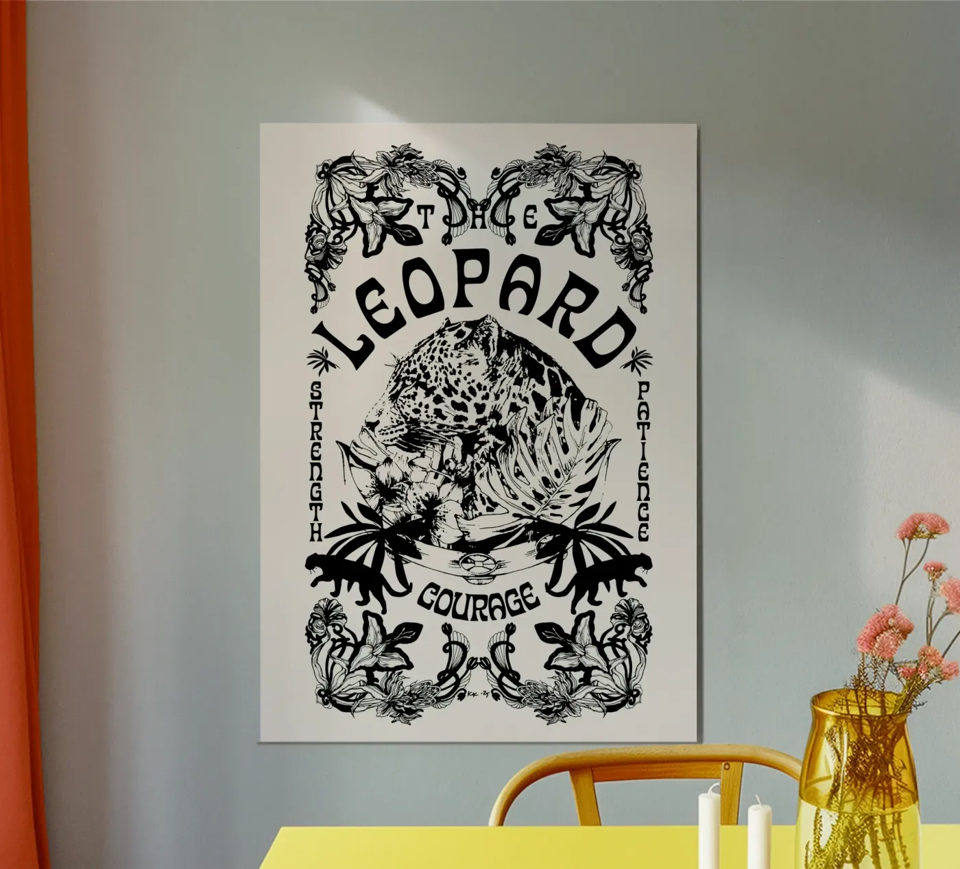 The Leopard poster by katariinakosunen