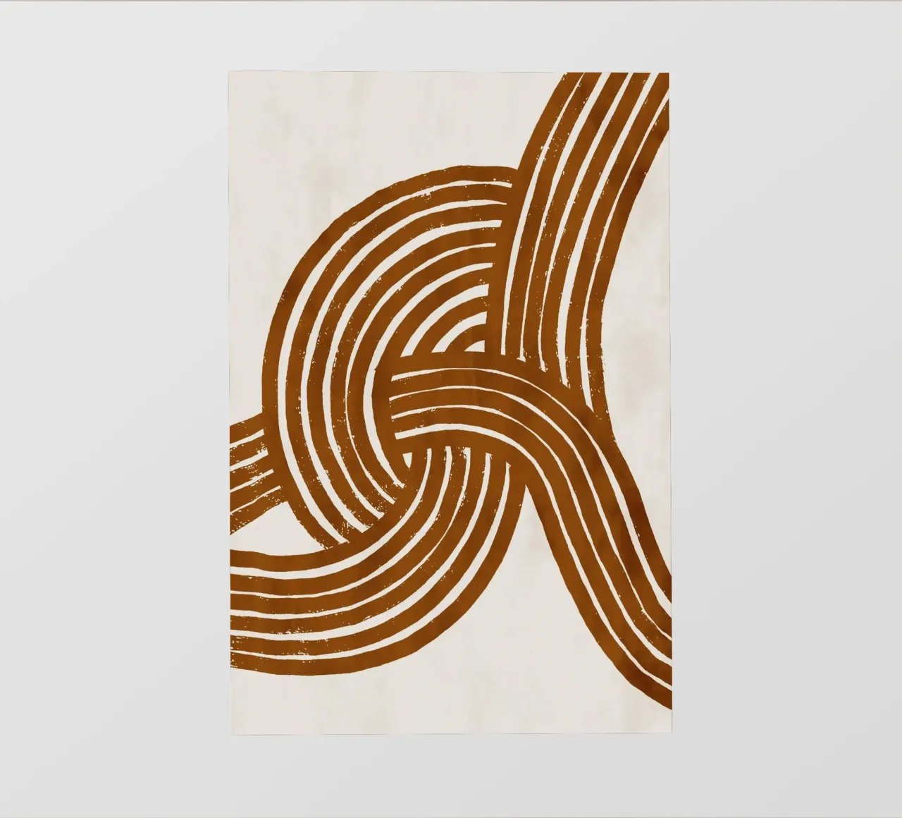 Pati Cascino - Knot Terracotta pellicola backlit da The Artcircle