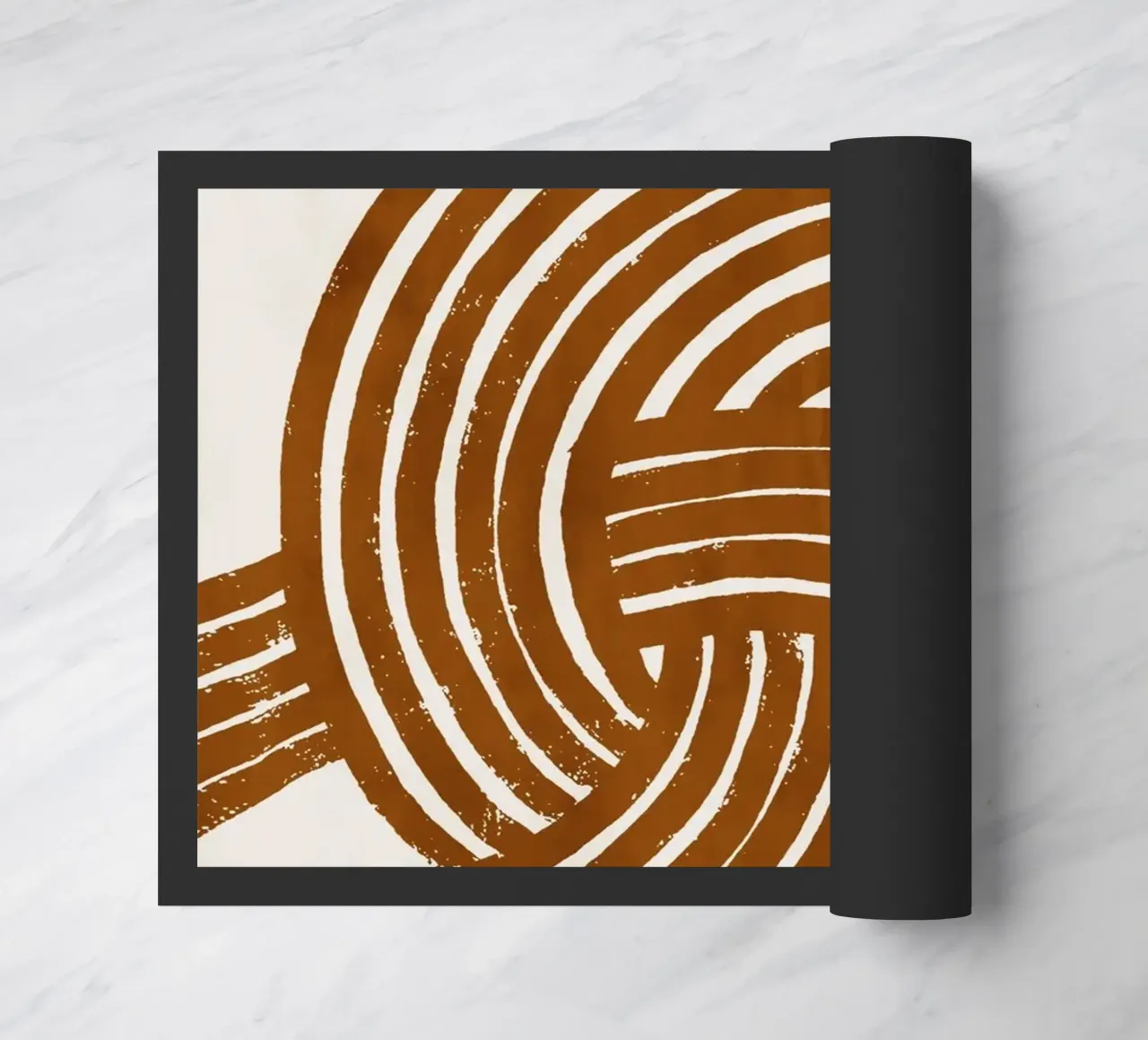 Pati Cascino - Knot Terracotta zerbino da The Artcircle