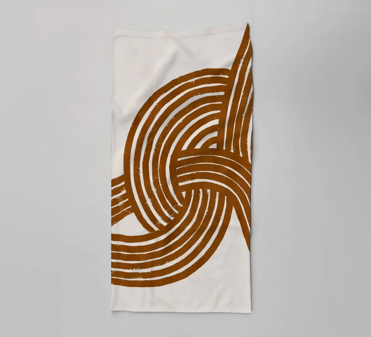 Pati Cascino - Knot Terracotta asciugamano da bagno da The Artcircle