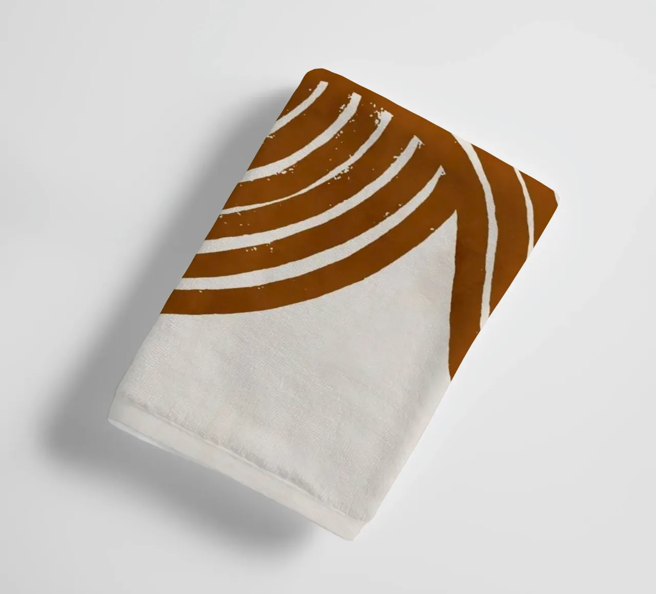 Pati Cascino - Knot Terracotta asciugamano da bagno da The Artcircle