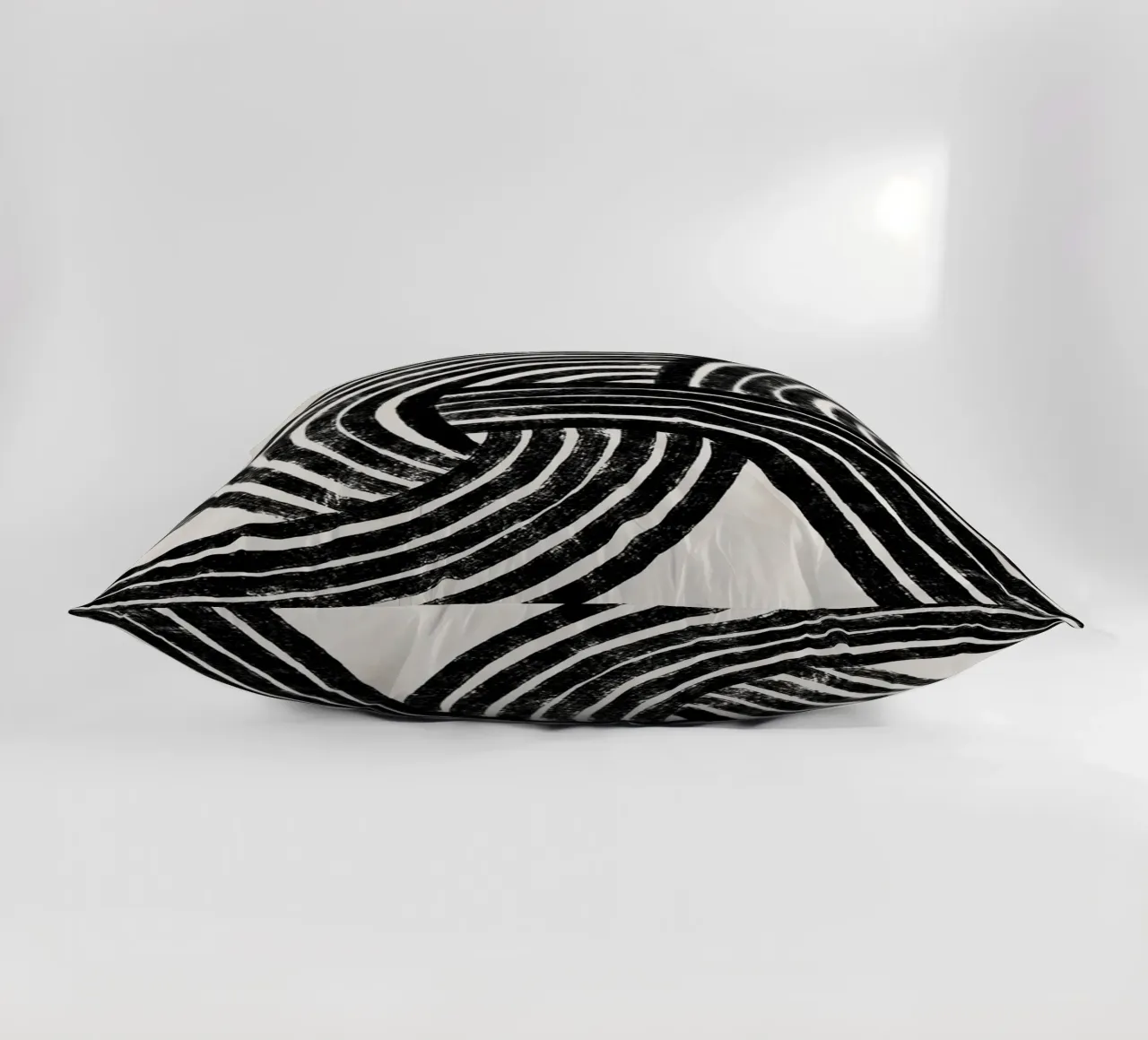 Pati Cascino - Knot Black decorative cushion by The Artcircle