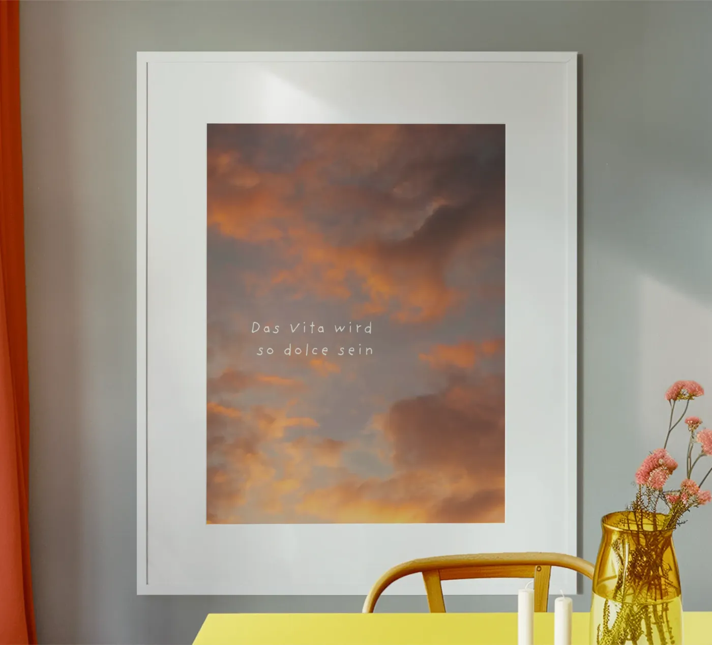 Das Vita wird so dolce sein poster da My cozy Home