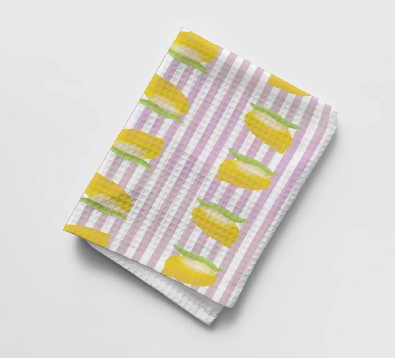 Sommerfrüchte - Zitrone Geschirrtuch von Atelier_Photographika