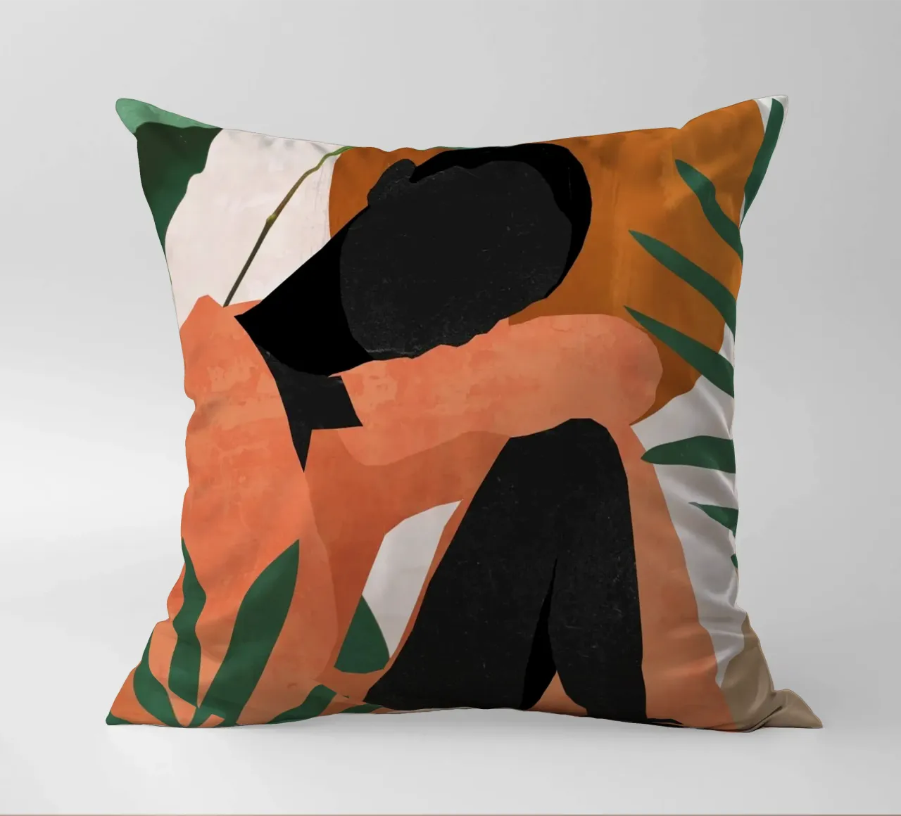 Ragazza tropicale 10 cuscino da ThingDesign