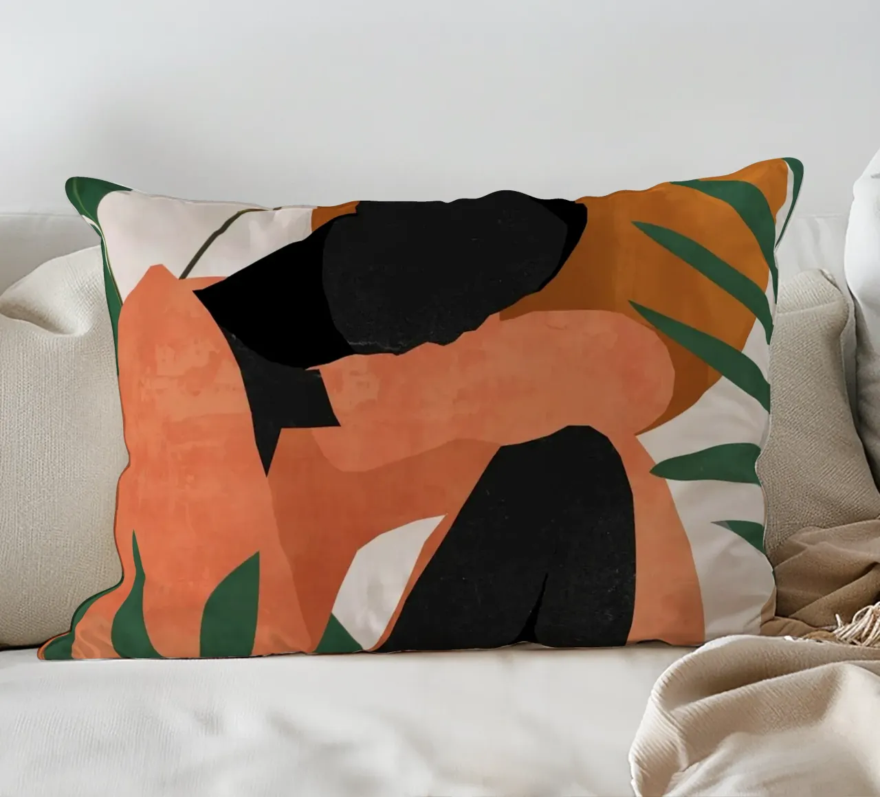 Ragazza tropicale 10 cuscino da ThingDesign