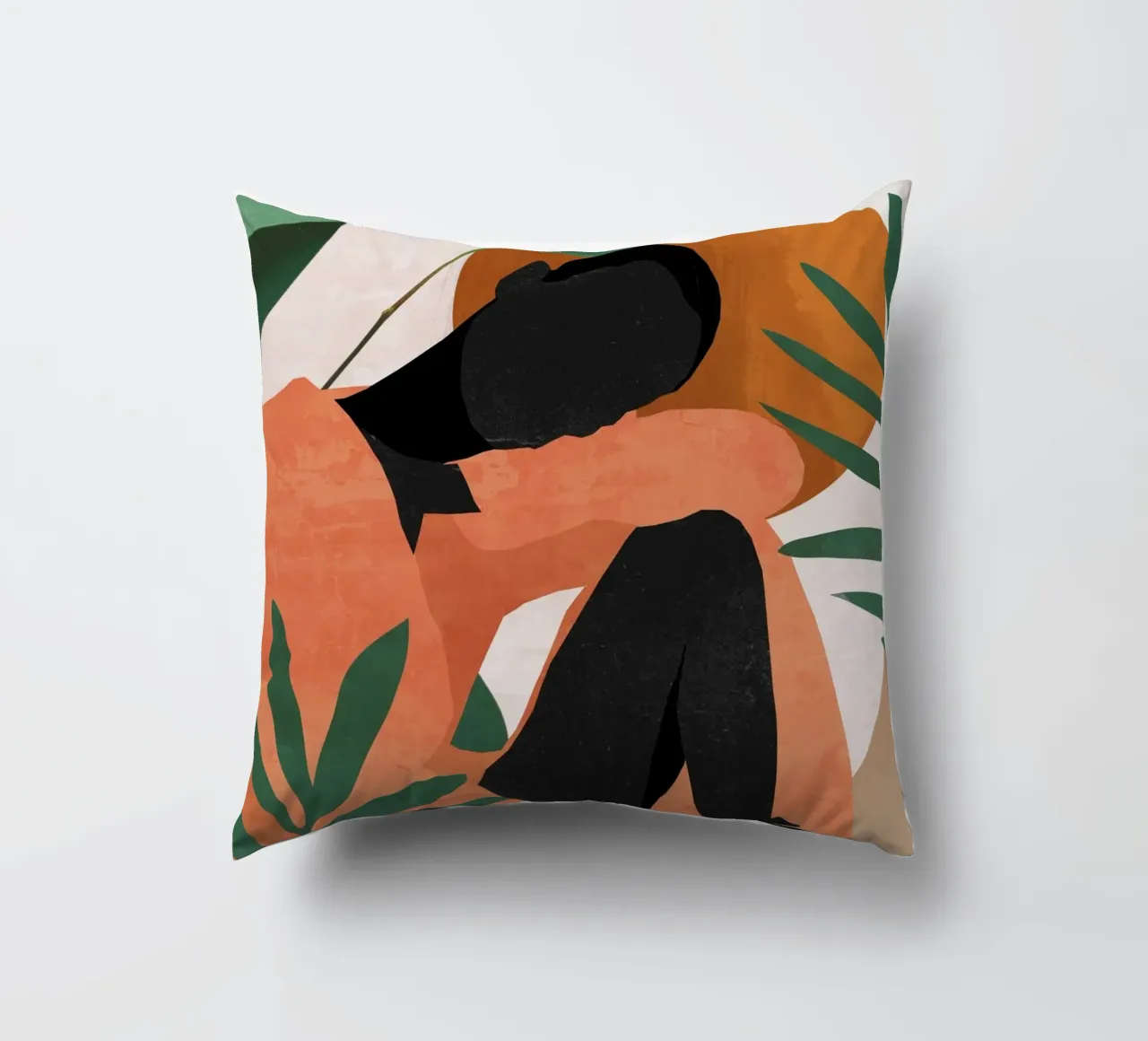 Ragazza tropicale 10 cuscino da ThingDesign