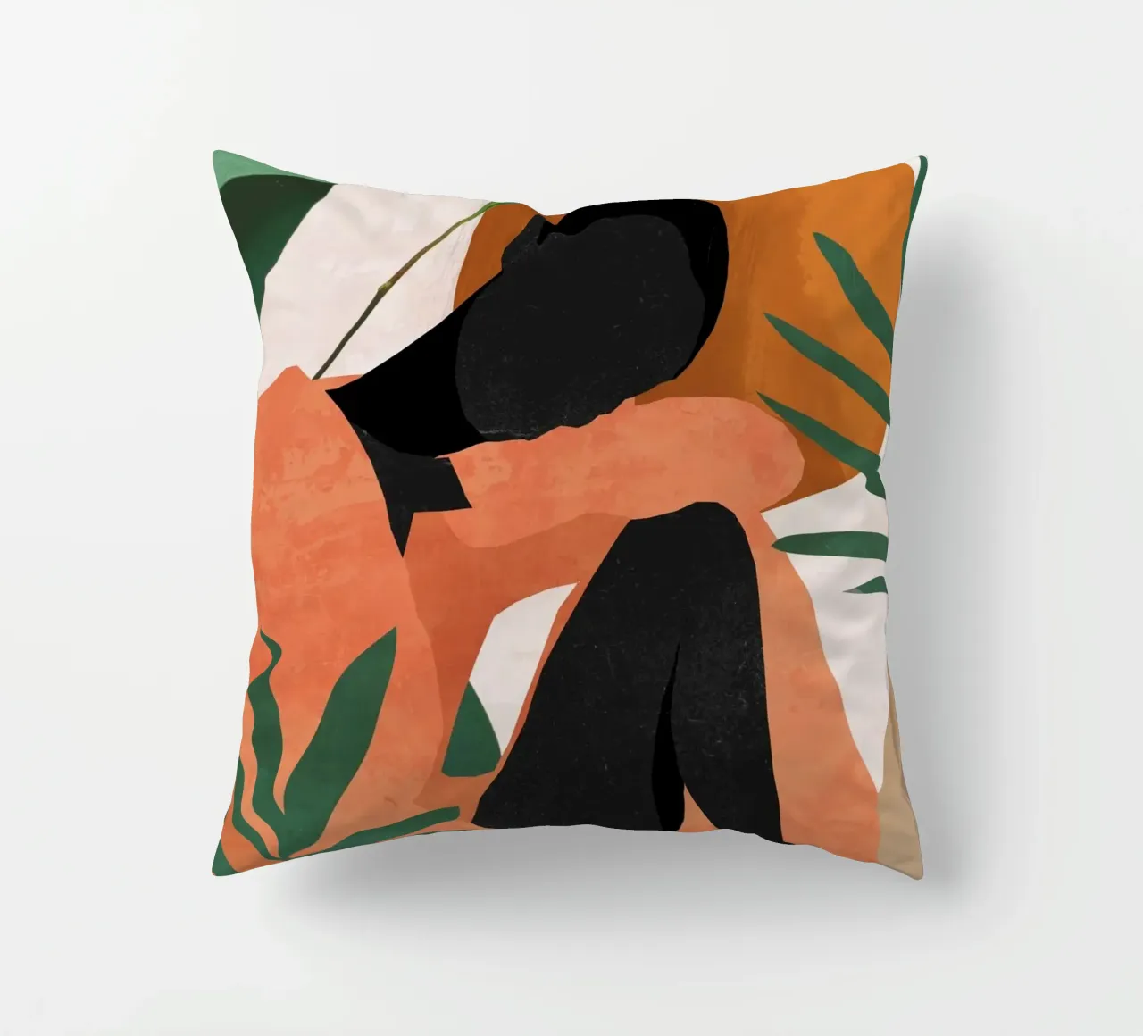 Ragazza tropicale 10 cuscino da ThingDesign