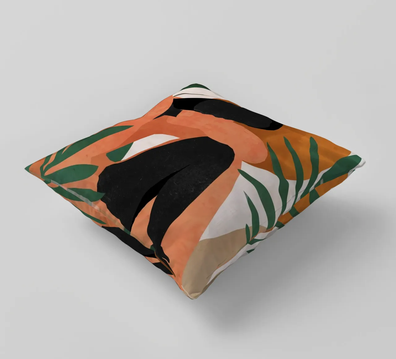 Ragazza tropicale 10 cuscino da ThingDesign