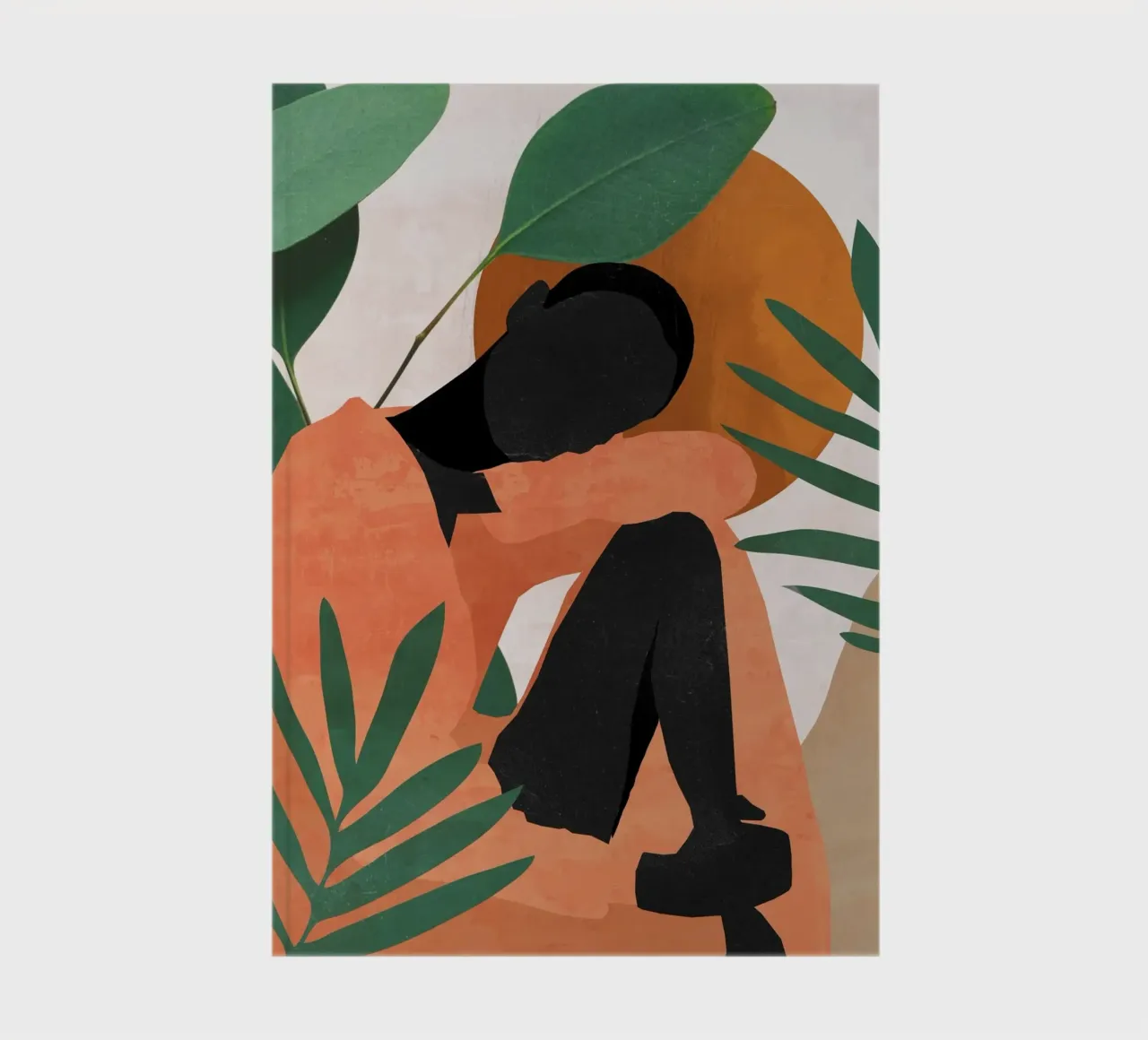 Tropical Girl 10 Notizbuch von ThingDesign