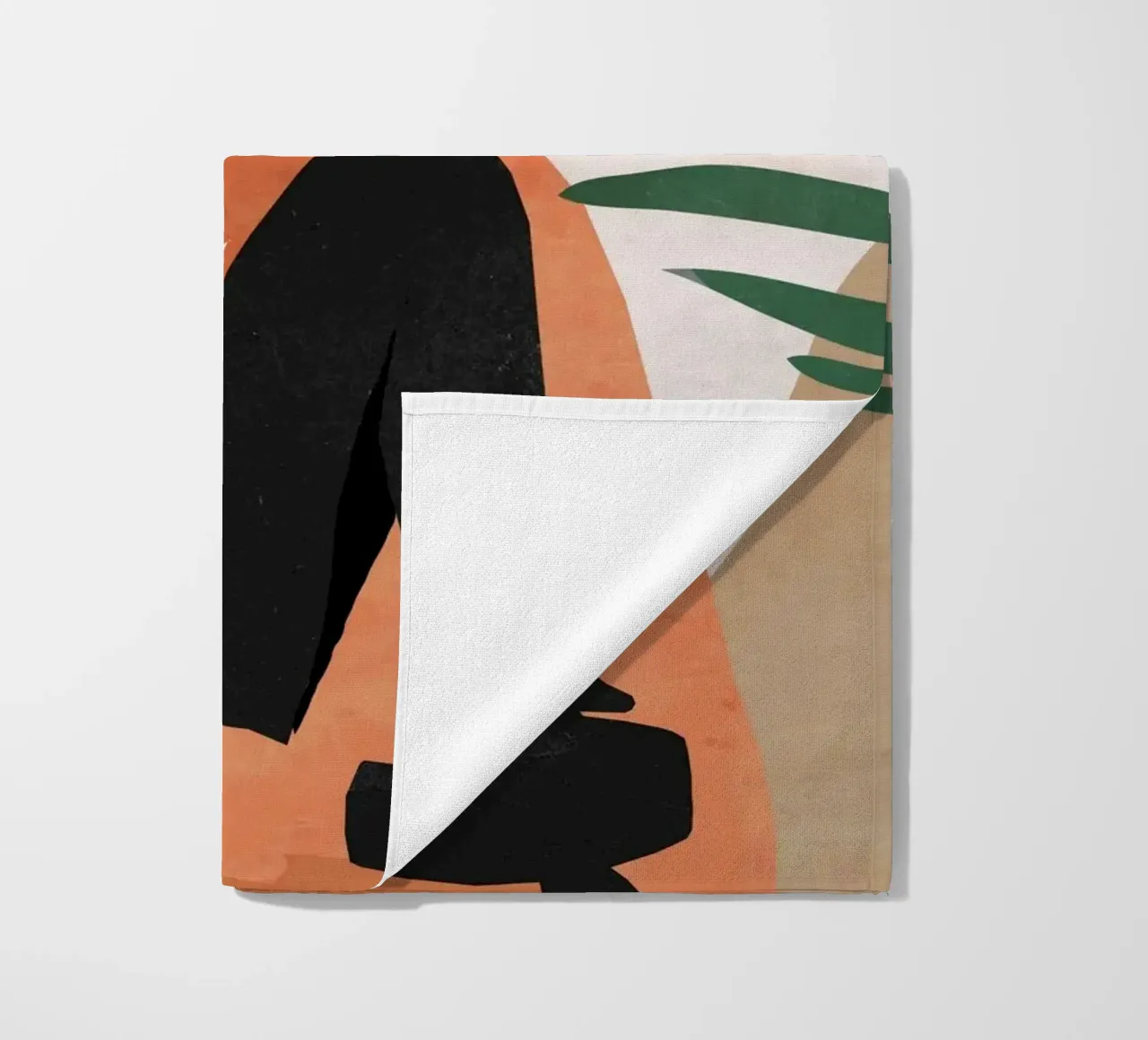 Ragazza tropicale 10 telo mare da ThingDesign