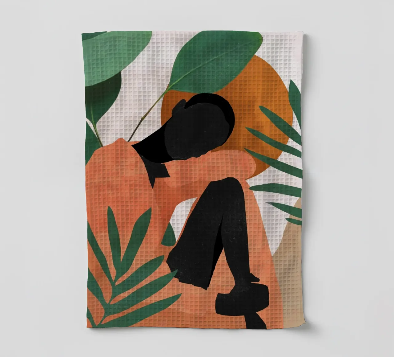 Ragazza tropicale 10 canovaccio da cucina da ThingDesign