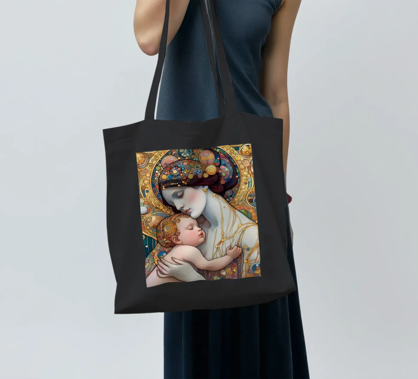 Die Mutter Jutebeutel von Art-Nouveau-Dsg