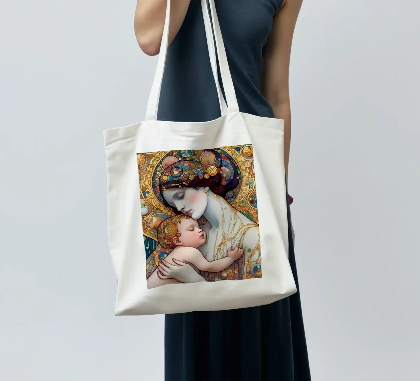 Die Mutter Jutebeutel von Art-Nouveau-Dsg